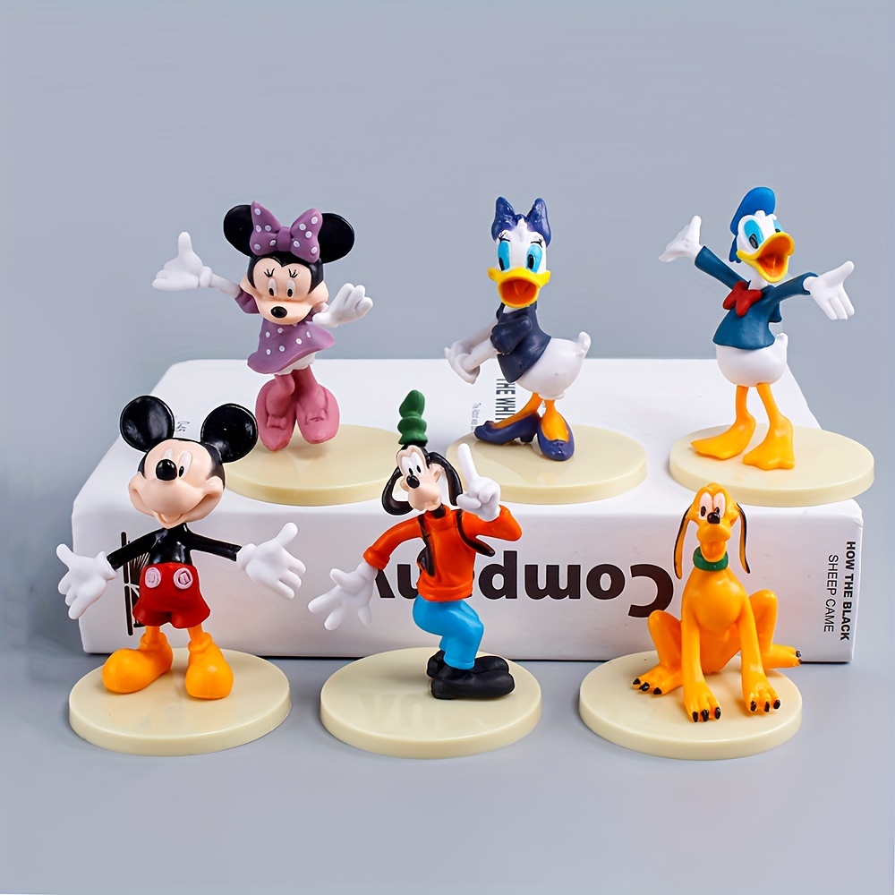 

Set, Authorized Mickey Mouse House Of Wonders Donald Duck Mickey Figure Cartoon Doll Ornament Party Gift Cake Decoration Ornament Creative Gifts Birthday Gifts