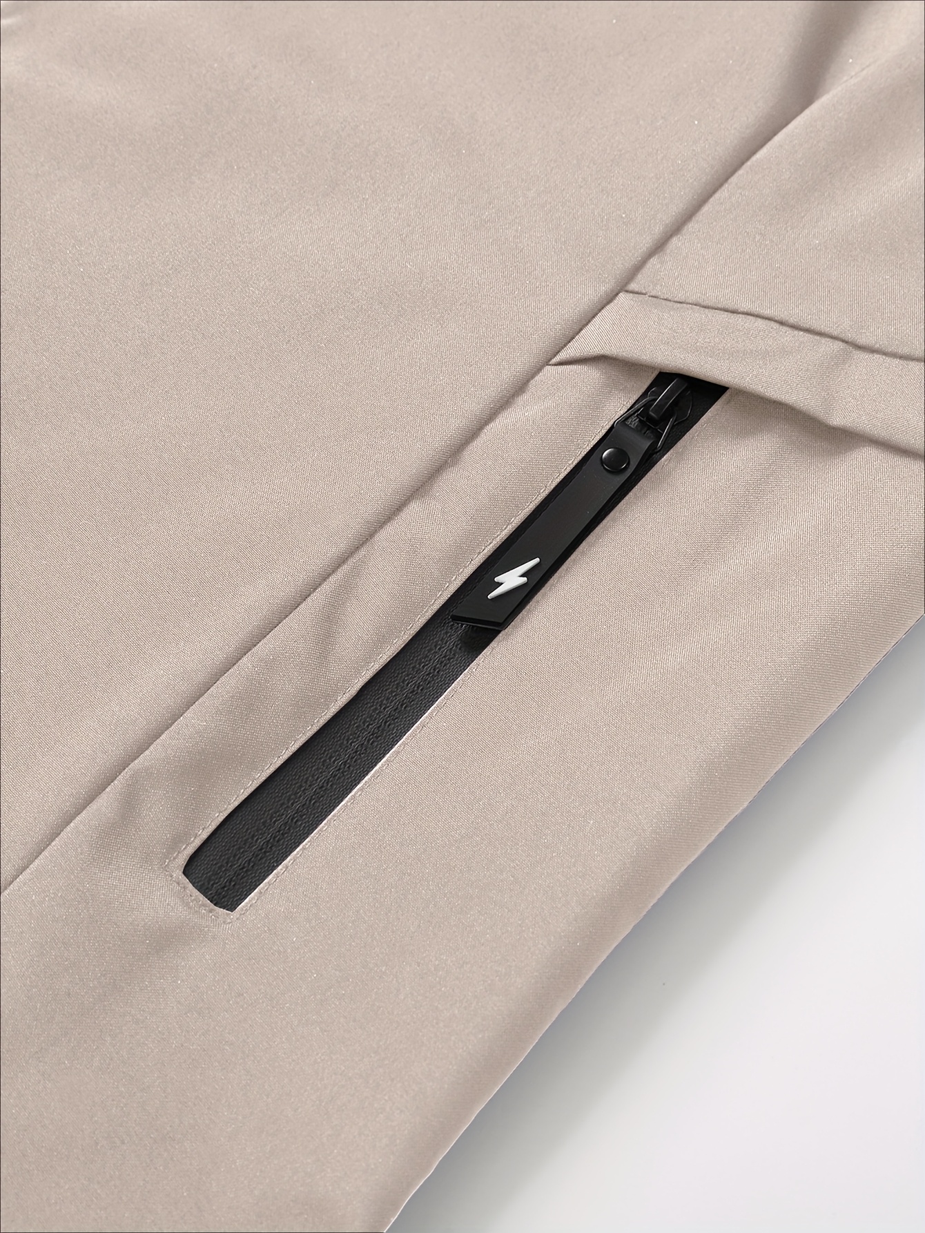 Chaqueta Ligera Antiviento para Hombre con Capucha y Cremallera - Abrigo Deportivo de Letras, Impermeable para Senderismo y Viajes Todo Clima (), Ropa Exterior Duradera
