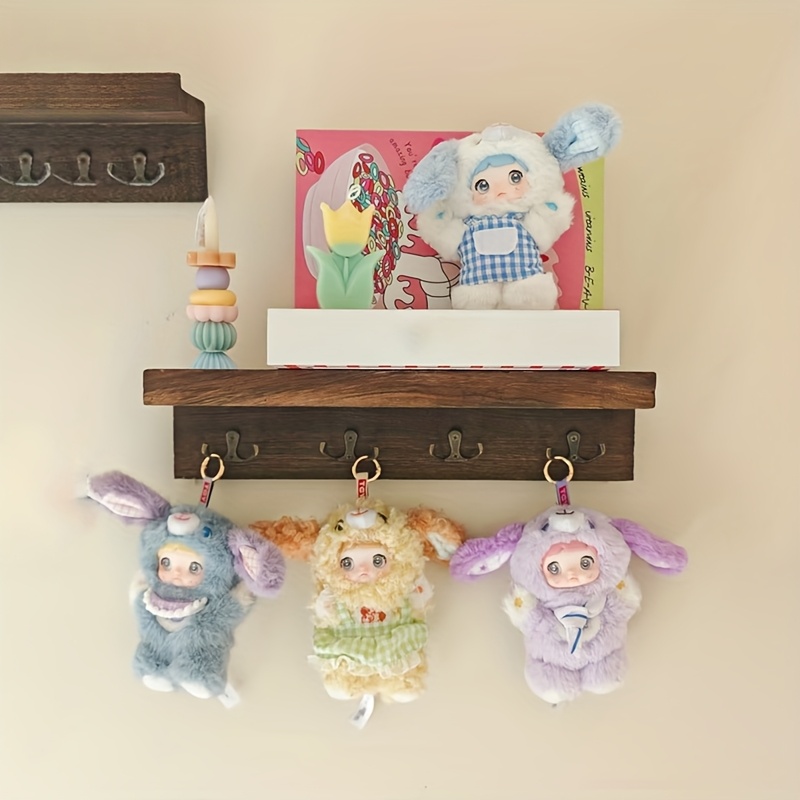 TEMU Nommi Puppy Diaryplush Doll Collectiondoll, A Of Cutepuppy Plush Dolls With Accessories, With 3 Movable Eye Patches, Used As Party Gifts,