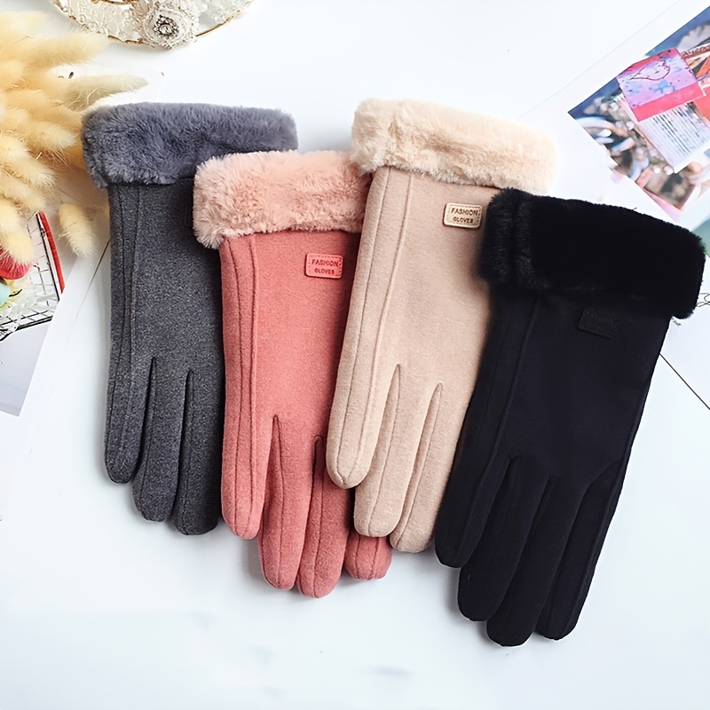 

Women's Luxe Cashmere Touchscreen Gloves - Soft, Warm & Breathable With Non-slip Grip For Skiing, Snowboarding & Outdoor Activities