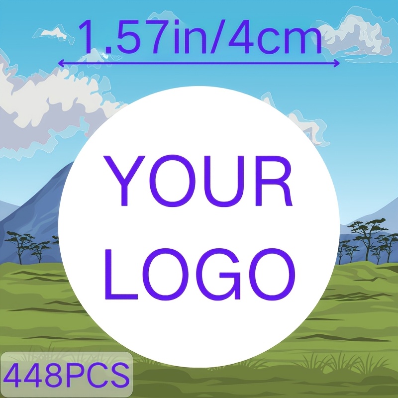 TEMU 1.57-inch Custom Label Stickers - Print Any Design, Image, Or Logo, Personalized Text And Patterns, Can Print Any Text + Image, Suitable For