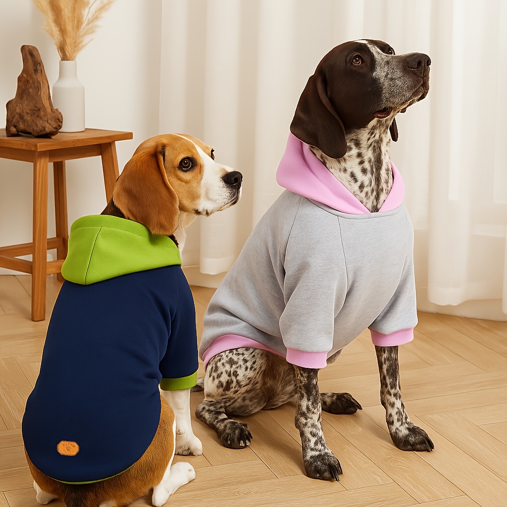 Felpa Con Cappuccio Per Cani Di Taglia Media E Grande – Calda, Morbida E Traspirante, Con Stampa Costellazione