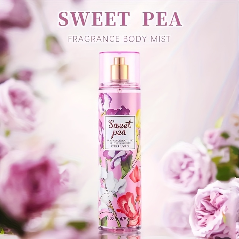 TEMU 8fl.oz Long-lasting Perfume Mist For Women - Floral, Elegant Hair & Body Fragrance, Bpa-free, With - Dating, Parties, Everyday Use & Gifts (vibrant Purple/ Pink/translucent Designs)