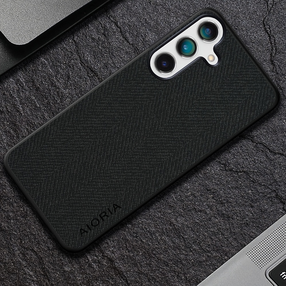 TEMU For Case For Galaxy S25 Edge Fe With A Woven Design, Suitable For Business Use.