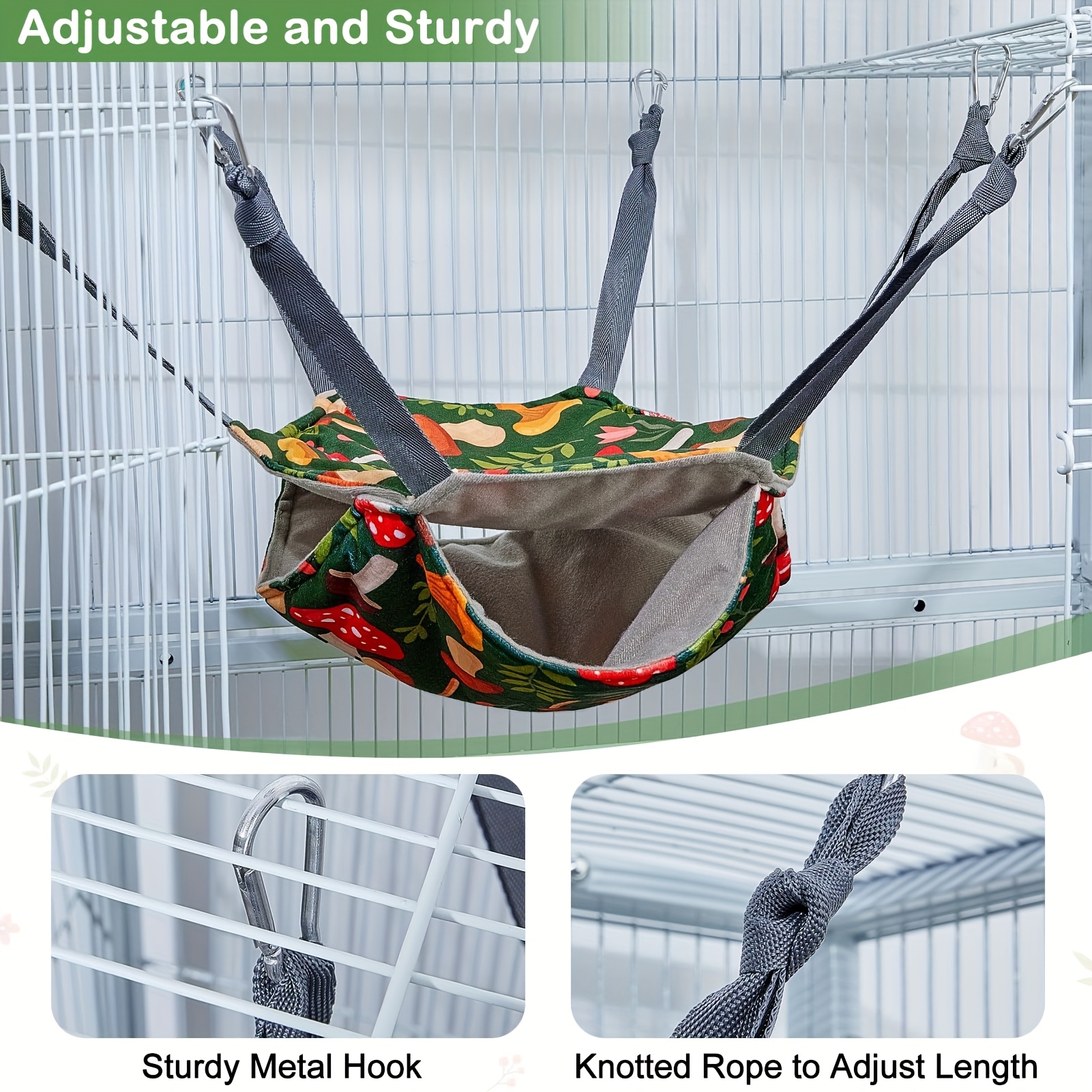 Ferret Hammock 4 Pack, Cozy Cage Accessories