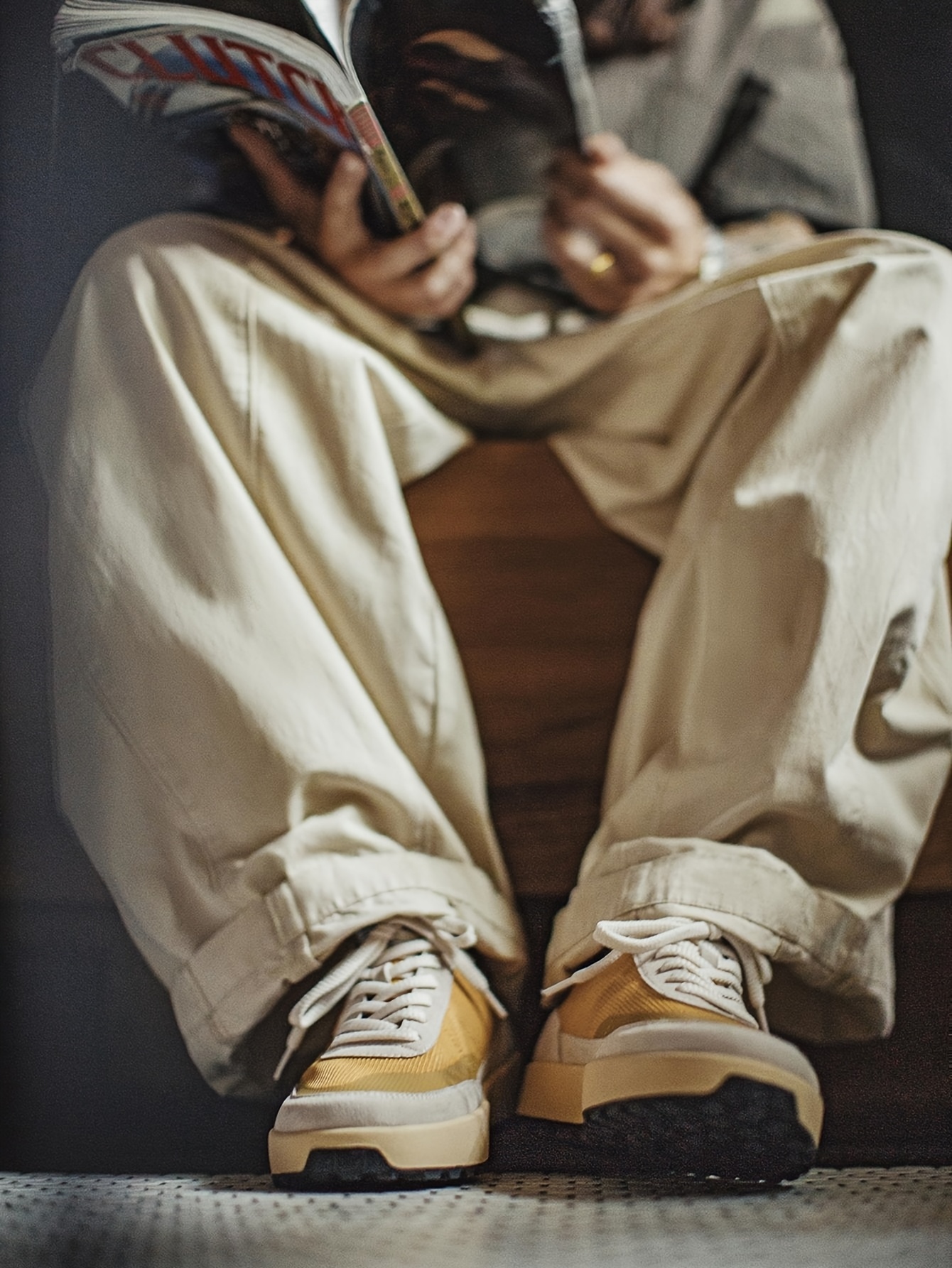 Maden, Nuevas Zapatillas Estrelladas de Verano, Zapatos Deportivos de Lona Waffle para Hombre, Malla Transpirable para Viajeros, Suela Gruesa Casual, Zapatos Forrest Gump Blanco Amarillo, Zapatos de Golf, Tenis, Camping
