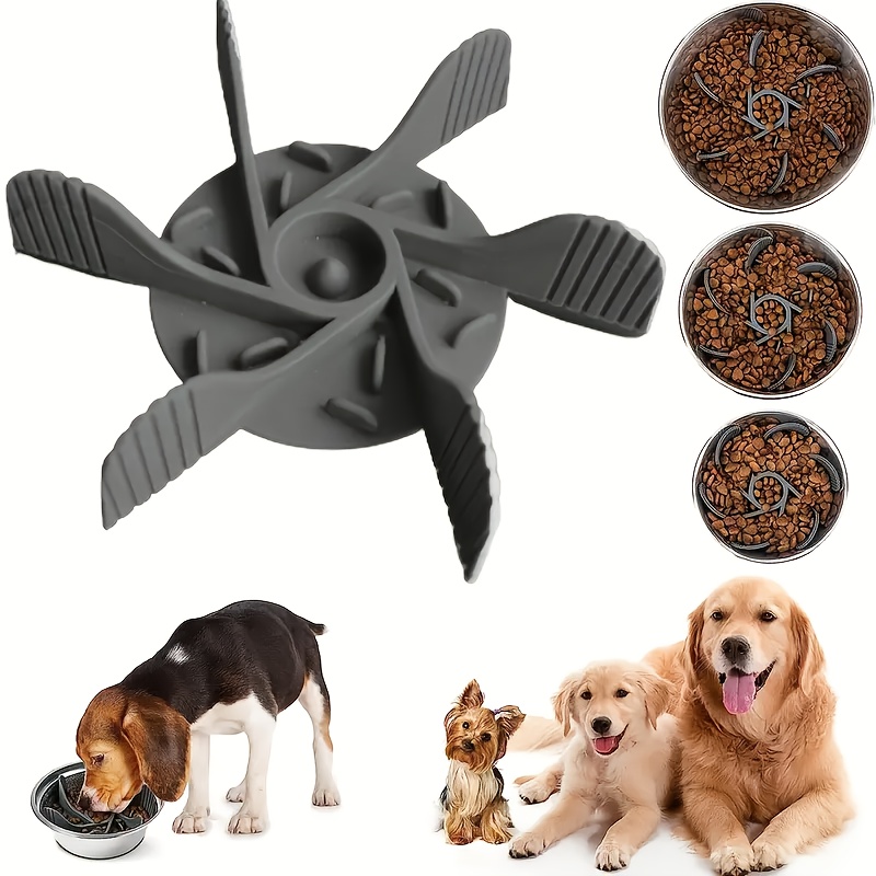 Bol Slow Food pour Chien - Distributeur de Nourriture -Étouffement, Encourage des Habitudes Alimentaires Saines et Retarde l'Alimentation