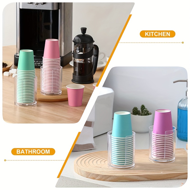 Cup dispenser deals for bathroom