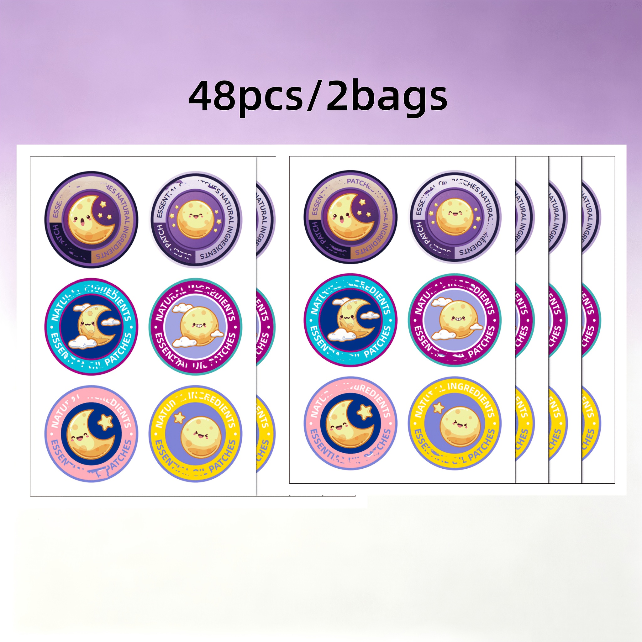 Image of 24/48pcs, Suitable For Daily Use. Portable Travel Pack, Ideal For Birthdays And Holiday Gifts. Great Presents For Christmas And Halloween.