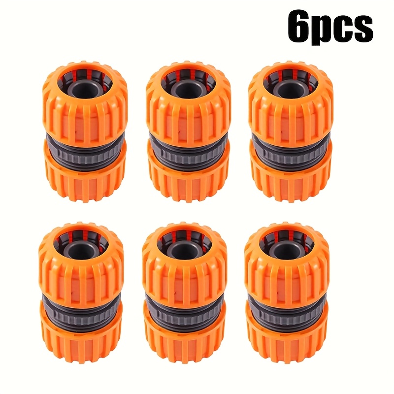 Image of 6pcs 3/4'' Pipe Repair Dock Connector Home Garden Water Connector Additions Car Washing Irrigation Hose Pipe Joint Fittings