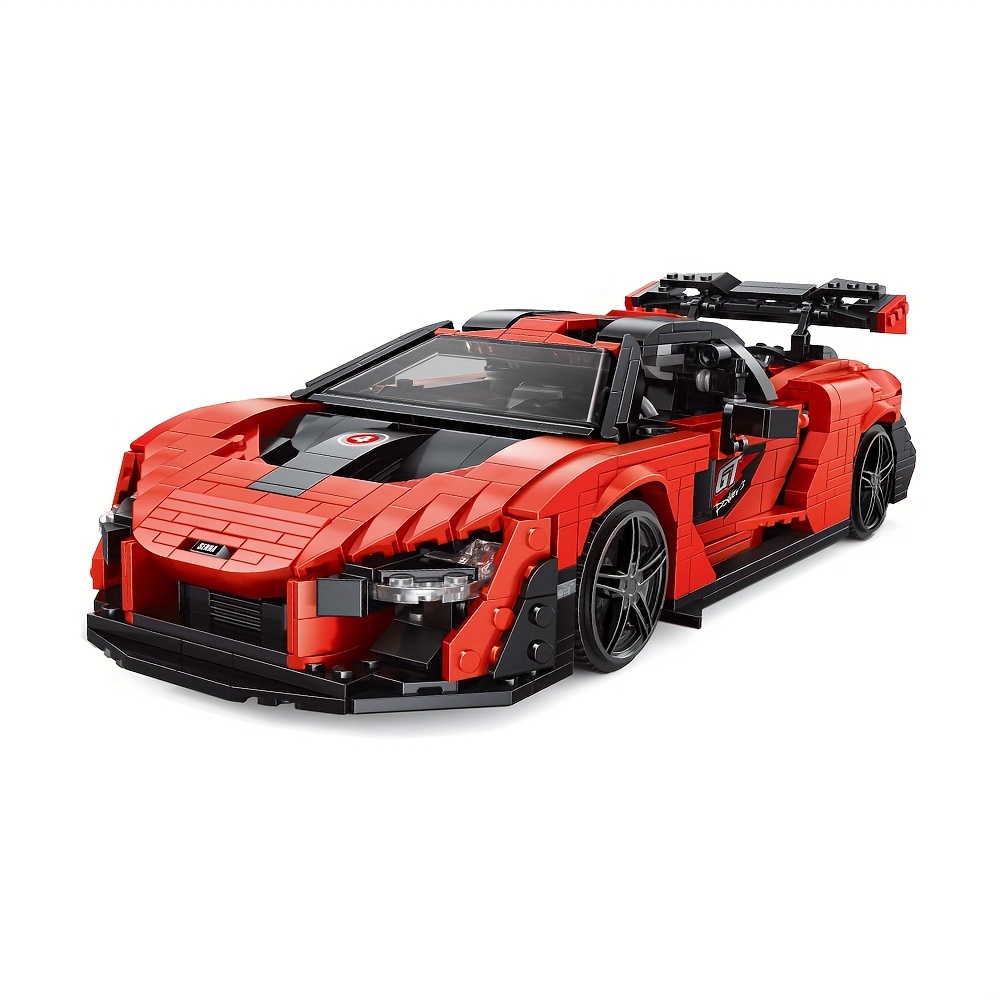 

Building Blocks Set Toys, Sports Cars, Adult Collection Model Car Set 1:12 (1182 Pcs)