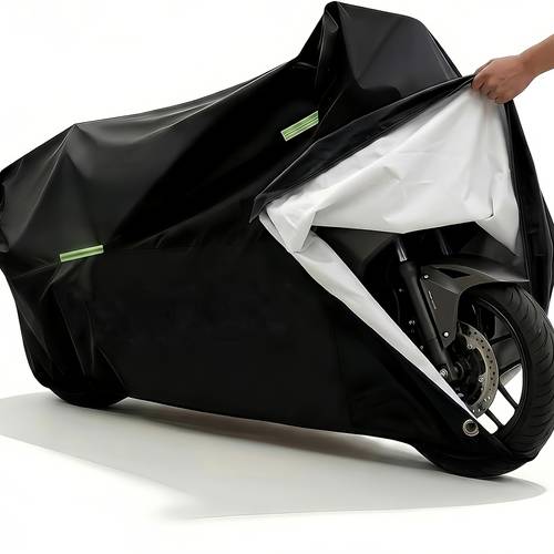 motorcycle cover waterproof outdoor cover for harley yamaha lined with cotton tear proof black l 4xl