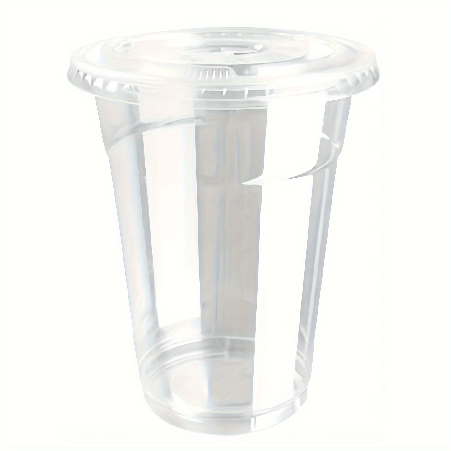 

[transparent Plastic Cup With Lid]100 Pcs Disposable Cold Drink Cups, 8oz/16oz/24oz Party Cups, Suitable For Cold Drinks Coffee Tea Juice Smoothie Smoothie, Bpa-free And Food Grade