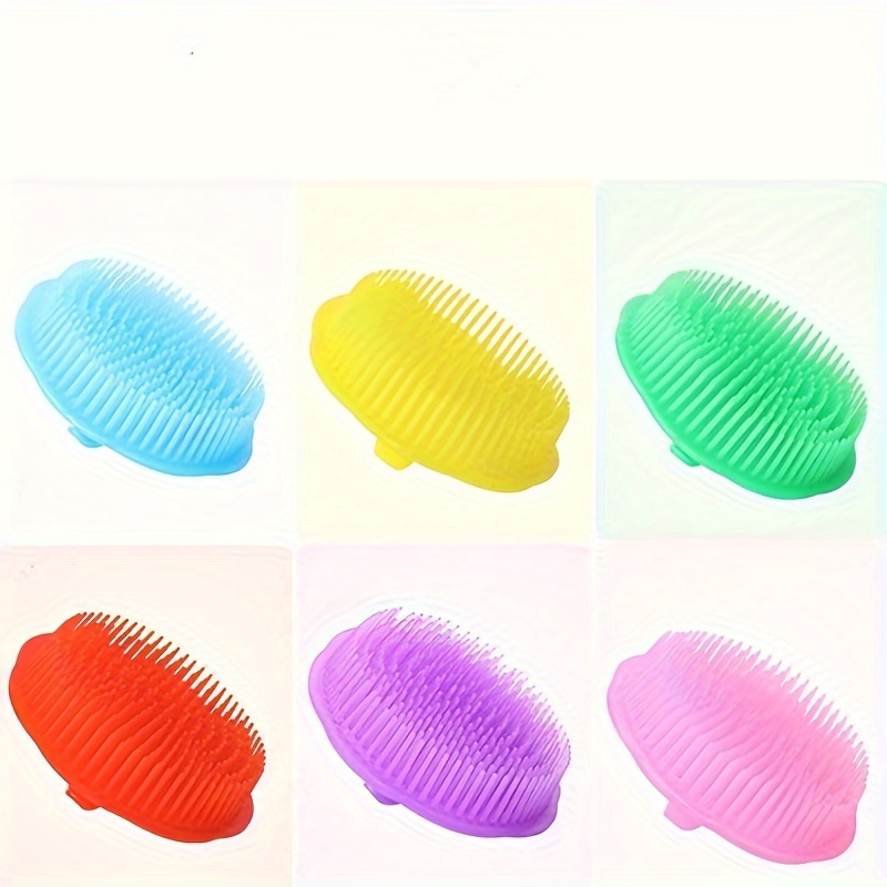 

6pcs Scalp Massage Shampoo Brush, Soft Brush For Hair Cleaning, Exfoliating, Scalp Massage, Great For Hair Salons