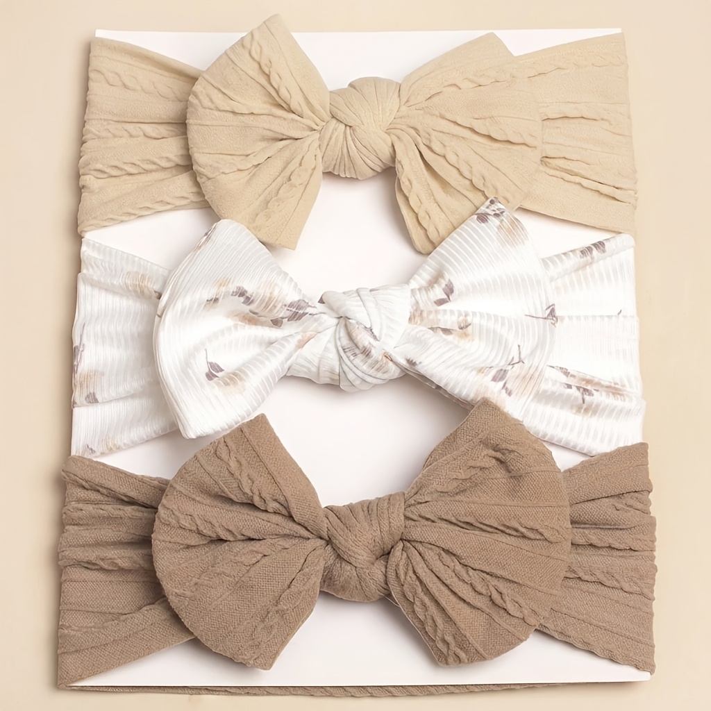 Image of 3pcs Cross-border Children's Fabric Headbands Cartoon Animal Hair Accessories Baby Versatile Hair Ornaments Wholesale Supply