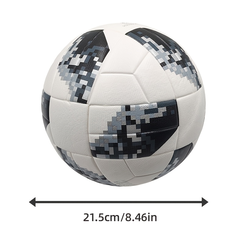   soccer ball, pu material heat bonding football, high  , waterproof and wear-resistant, adult training competition ball, black and  , high-  christmas, thanksgiving and birthday holiday gift football Product details 5
