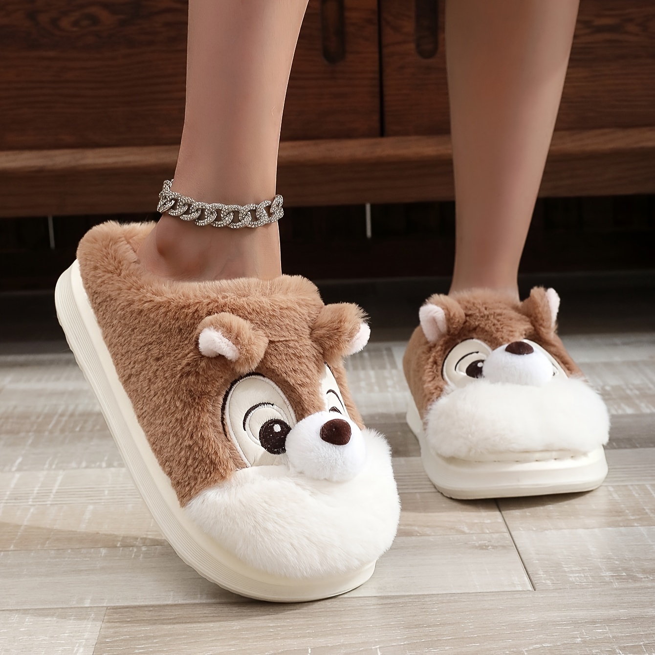 Pantofole Peluche Pantofole Con Pelliccia Donna Scarpe Pantofole