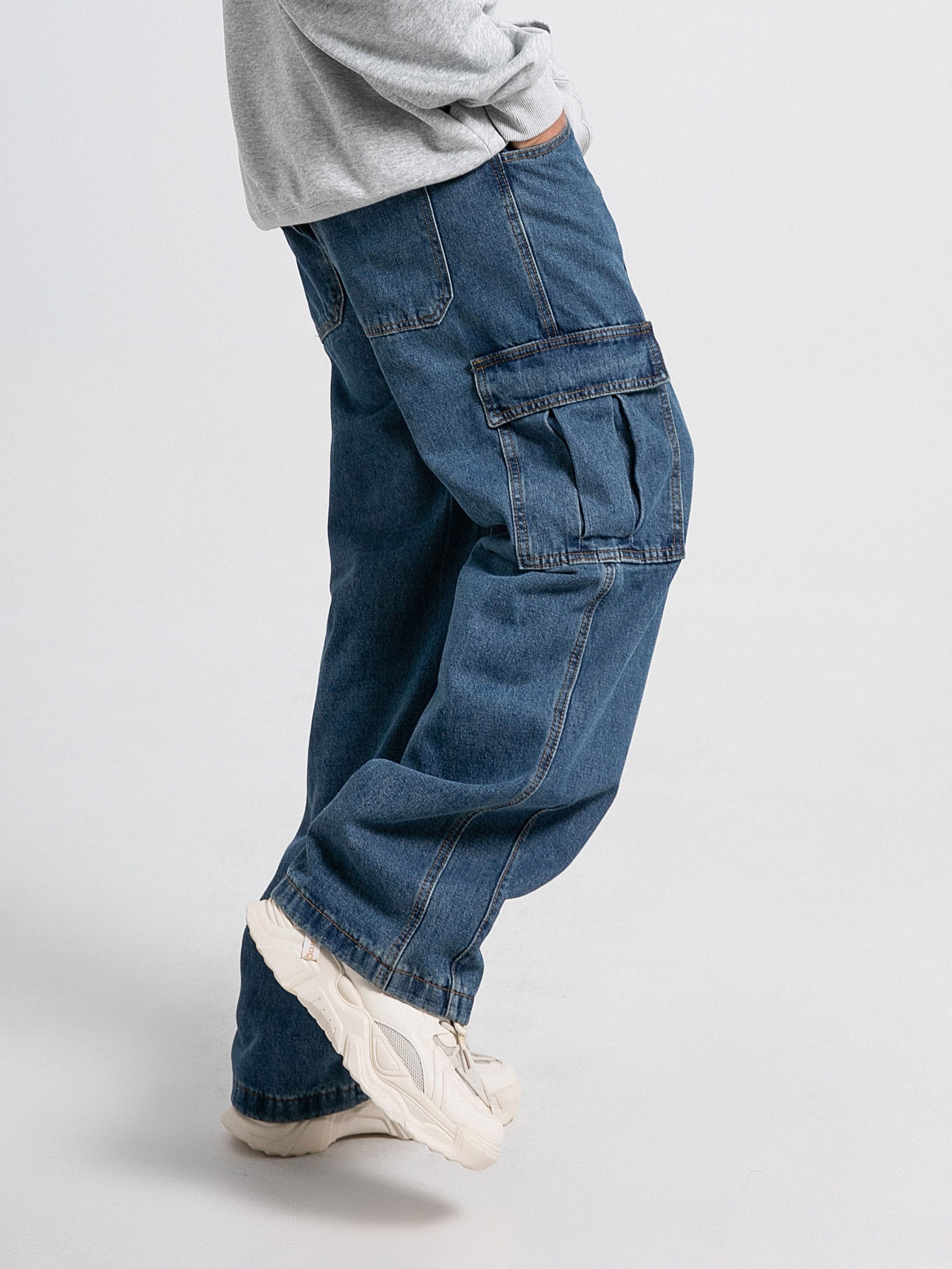 men's workwear jeans hip hop street dance denim - Temu