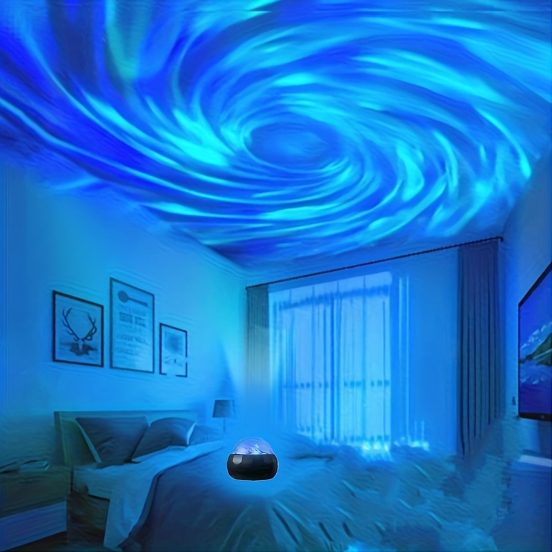 a remote controlled led lamp that   a northern lights ambiance featuring adjustable     usb   gifts parties and   events Product details 1