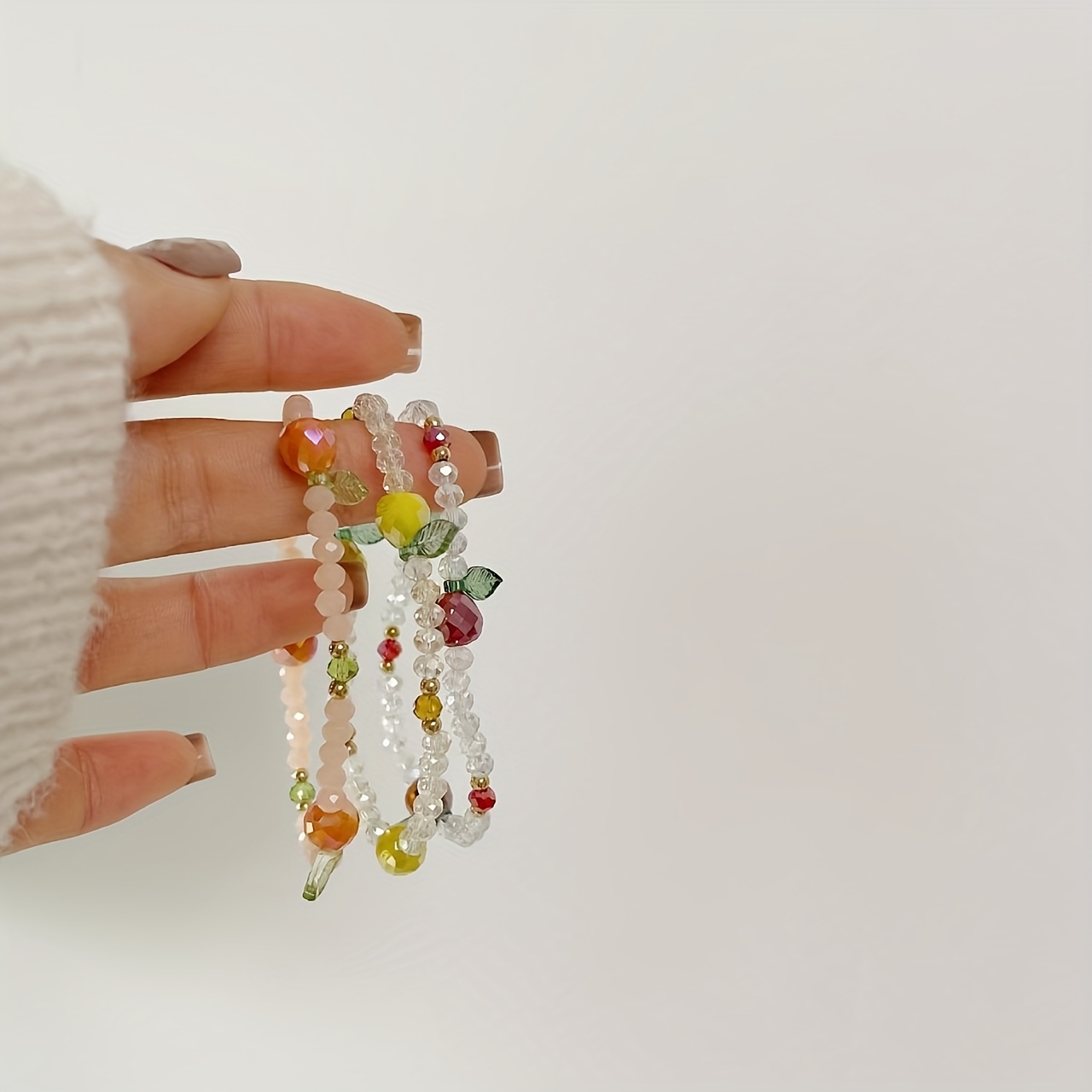 Creative Fruit Pattern Beads Women Fashion Bracelet for Summer