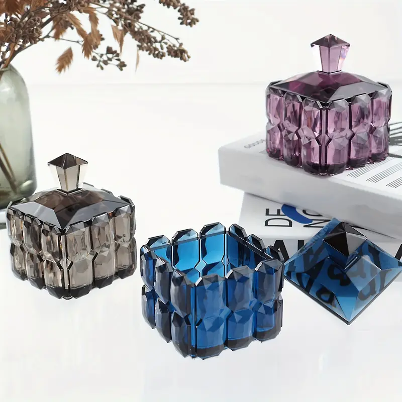 Moule en silicone cristal colle moule plâtre moule boîte de rangement Moule en silicone cristal colle moule plâtre moule boîte de rangement