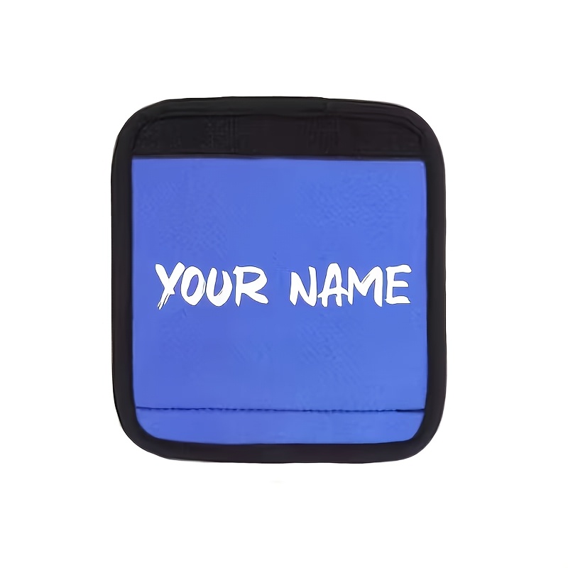 TEMU [customization] 1pc Fashion Custom Name/text Luggage , Selling Luggage Cover , Not Including Suitcase, Handle Protector, Suitable For Occasions,