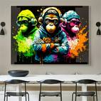 1pc vibrant music canvas art print fashionable frameless wall decor waterproof ideal for living room bedroom office bar contemporary animal print poster music wall decor