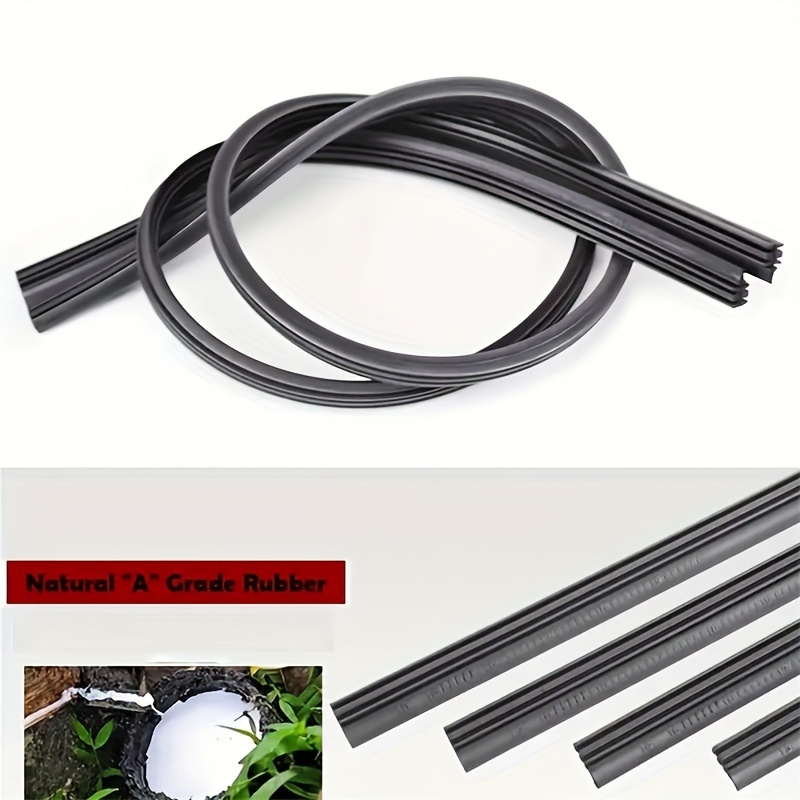 

2pcs/4pcs Car Boneless Wiper Rubber Strip 70cm/27.6in Car Replacement Parts 65cm/25.6in Replacement Rubber Strip Windshield Wiper Core