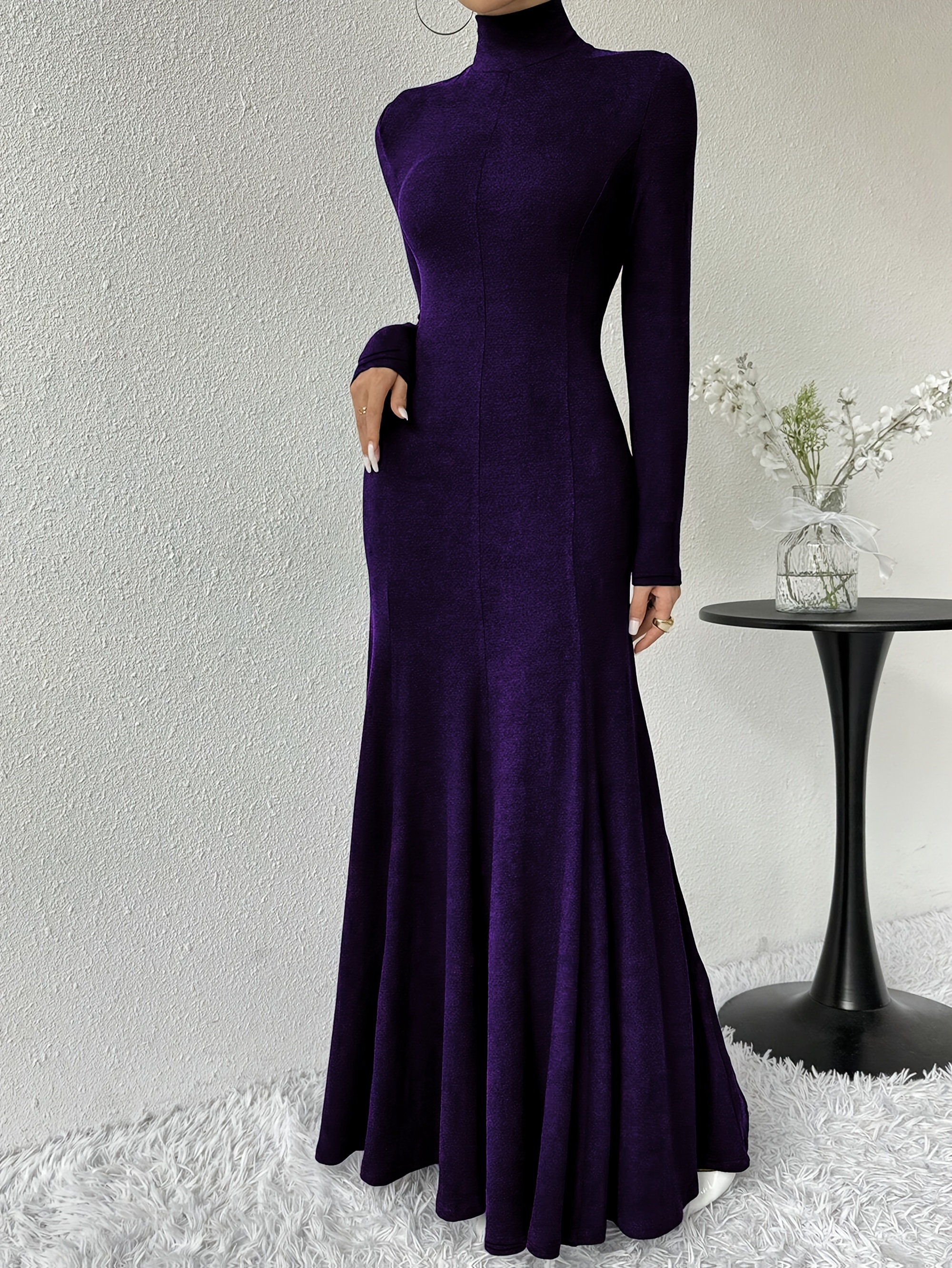 long fitted velvet dress Ruched Velvet Square Neck Dress – Elie Tahari main image 0
