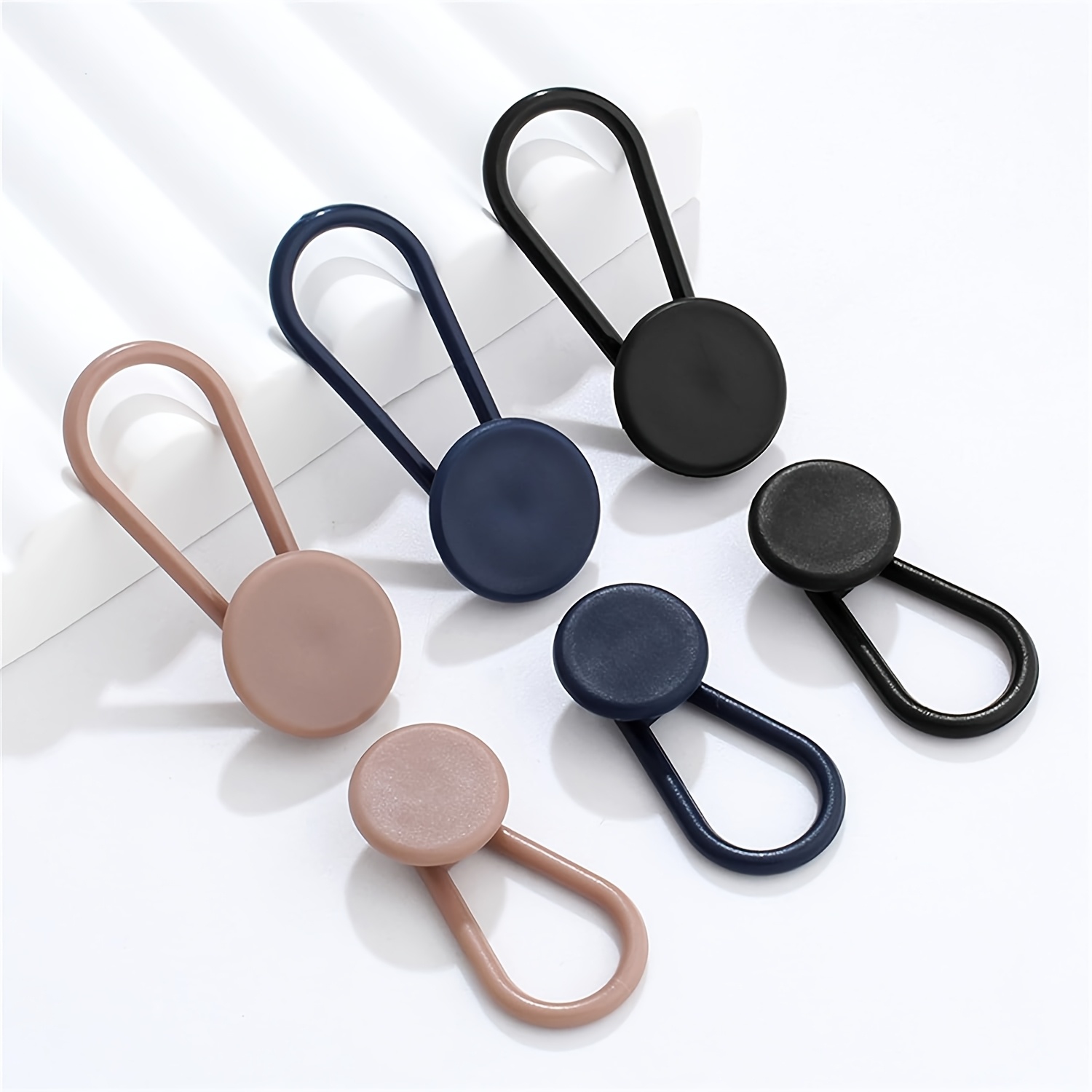 TEMU 6/14pcs Jeans And Pants Button Extenders - For Women's And Men's Pants 1-1.8 Inches (. 3.5-4.8cm) - Suitable For Shirts, Dress Pants, Collars,