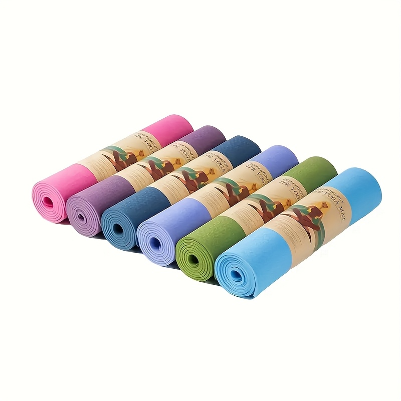 3mm EVA Yoga Mat- Durable, Lightweight, Slip& Moisture Resistant- Perfect for Home Gym& Fitness Training- Single Pack in Blue, Purple, Pink, Fitness Training Mat| Versatile Fitness Mat| Slipresistant Mat, Workout Accessories