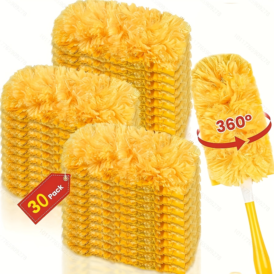 TEMU 30pcs Electrostatic Dust Remover Brushes - Reusable Static Cleaning Cloths For Car, Home, Office, Electronics - No Electricity Needed,