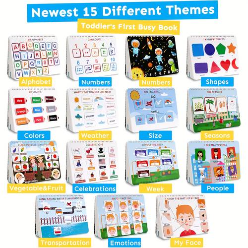 newest 30 themes busy book preschool learning activities book preschool workbook activity binder toys for toddlers autism learning materials and tracing coloring book mothers day gifts toys