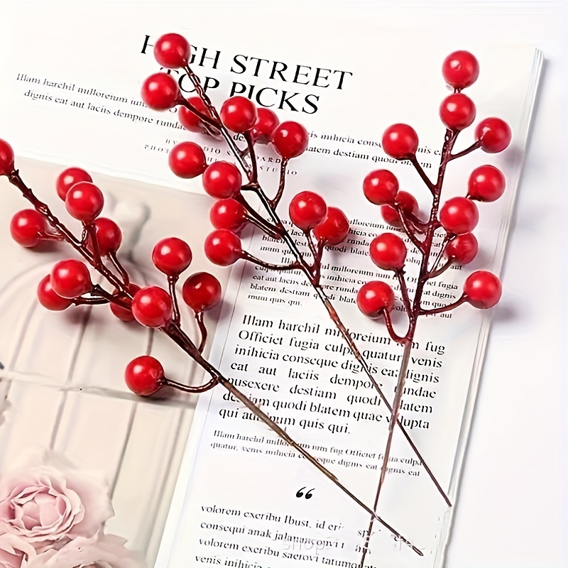 12 Simulation New Year's Eve Flower Simulation Flower New Year Christmas Flower Arrangement Home Decoration Ornaments