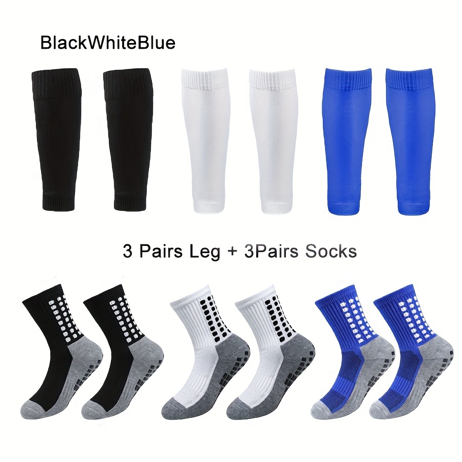 

Manchons de jambe unisexe jeunes footballeurs 6- et de chaussettes antidérapantes en , tissu tricoté 100% , équipement de toutes les – lavable en – le , la , le - – , ,