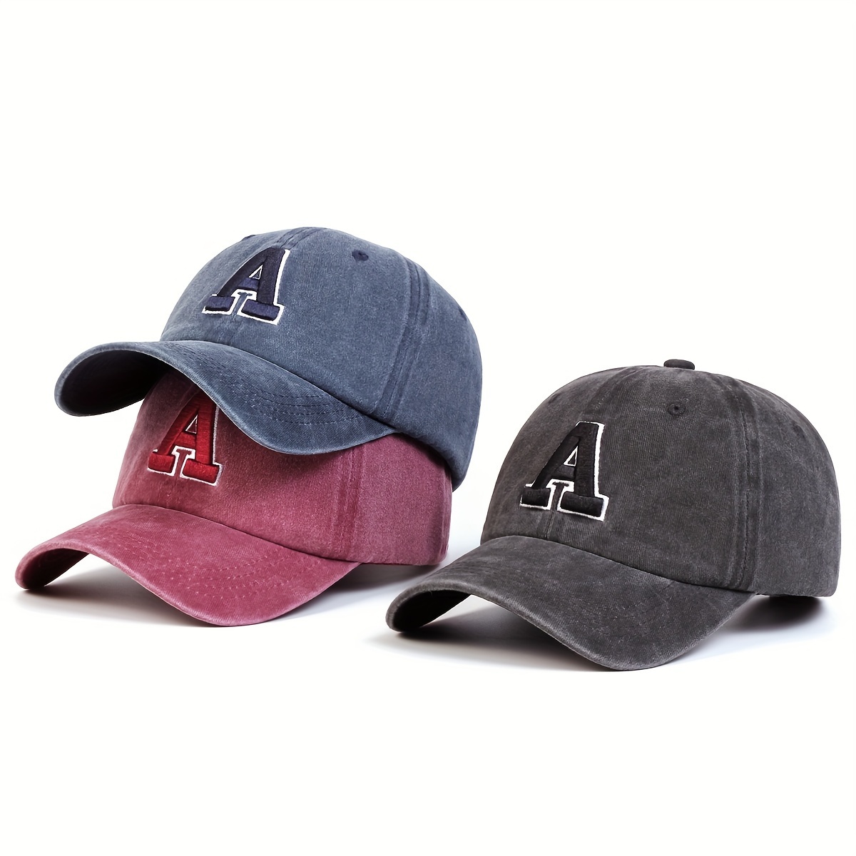 Letra Gorra Béisbol Unisex Moda Ligera Ajustable Bordado - Temu