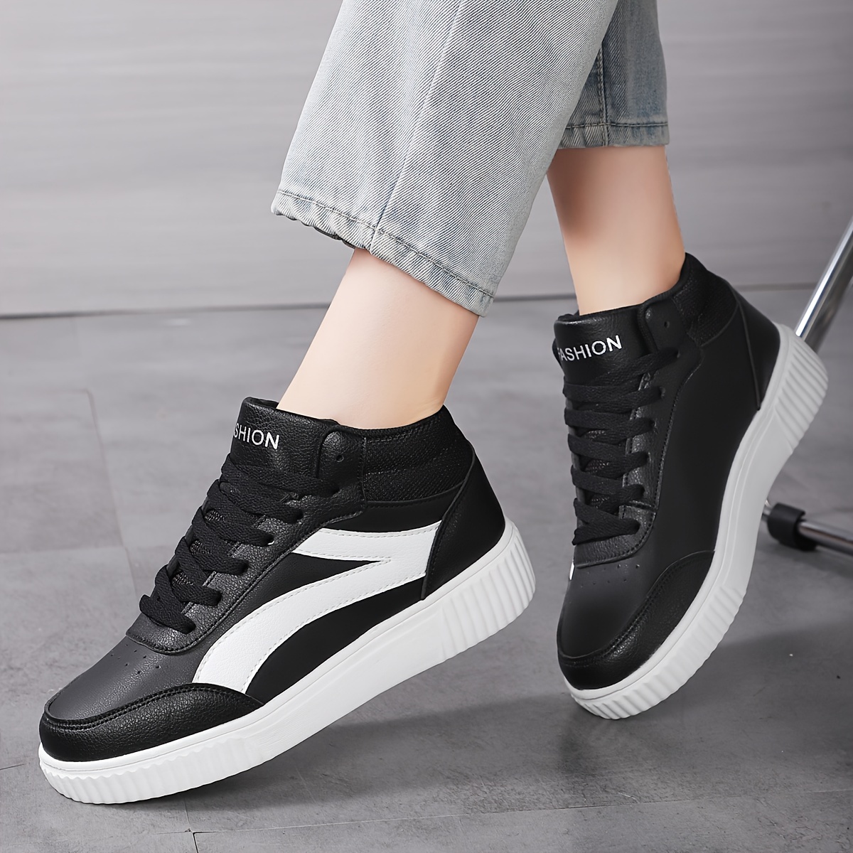 women's high quality chunky sneakers comfortable lace Temu Slovakia