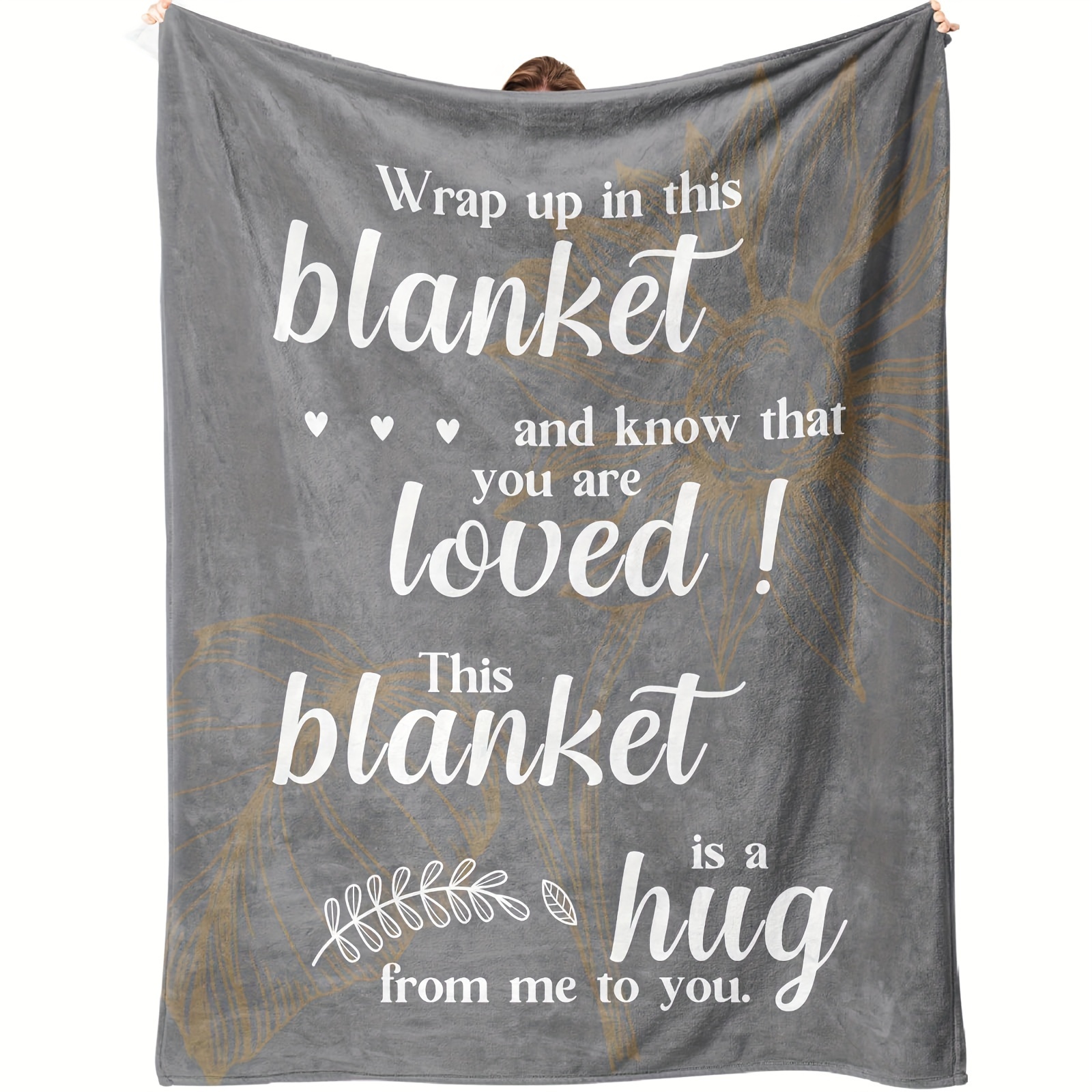 

Inspirational Throw Blanket - , Post-surgery Recovery & Encouragement Gifts - Soft Flannel, Machine Washable, Comfort