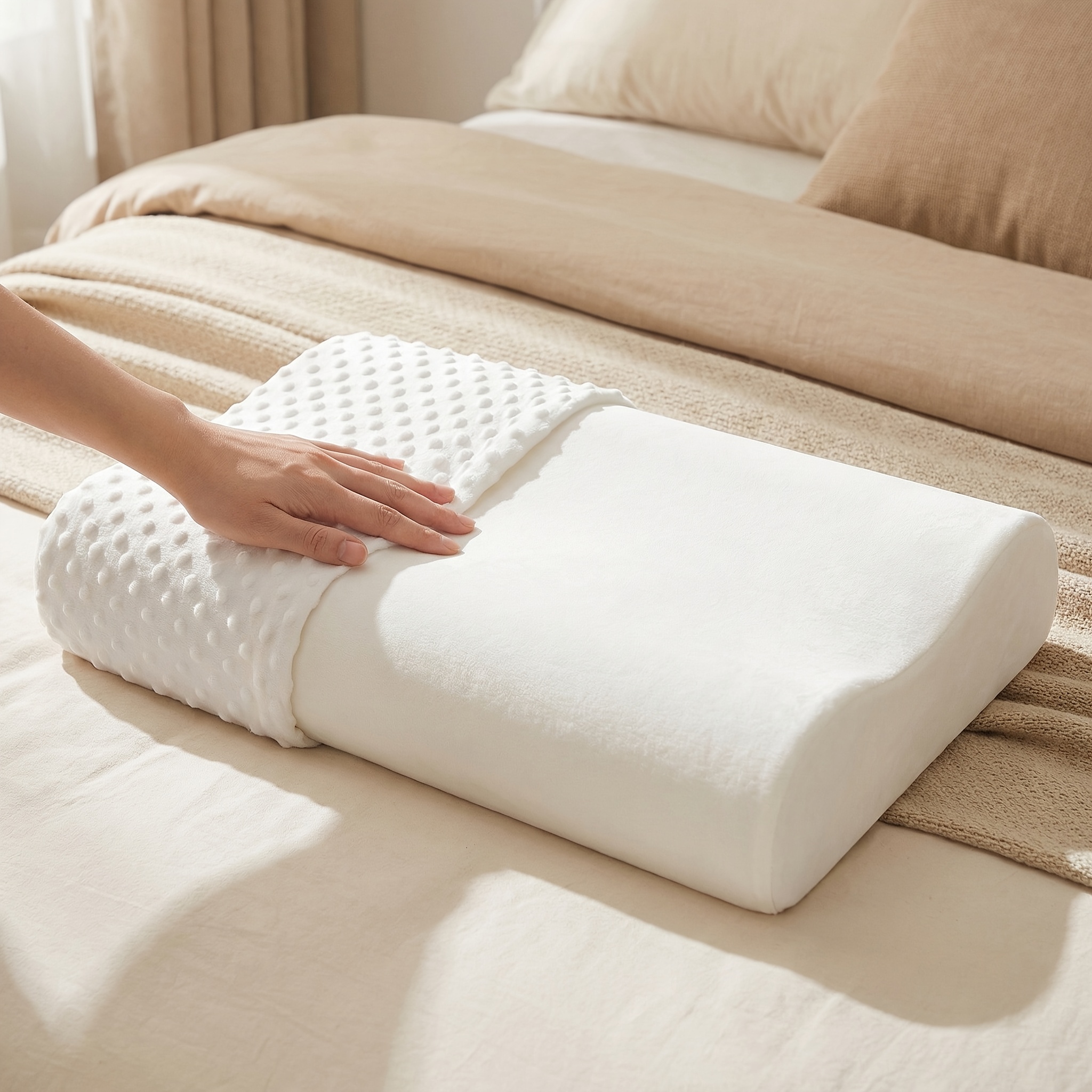 imagen del artículo 1 almohada de memoria, almohada natural  , tu cabeza, almohadas para dormir de    , relaja la cervical