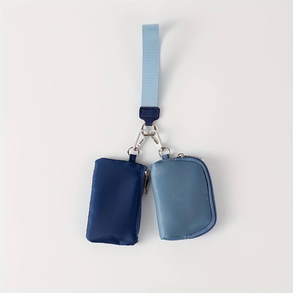 TEMU New Wrist Bag Portable Card Bag Bank Card Mini Change Storage Bag, Women's Short-distance Multifunctional Storage Bag Finishing Bag Certificate
