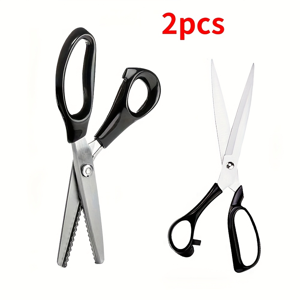 E-shop 2 Stück Professionelles -Schere Set, 23,5 cm/9,2 Zoll -Schere, Stoffschere, Schwere Stoffschere zum Schneiden von Stoff Leder,
