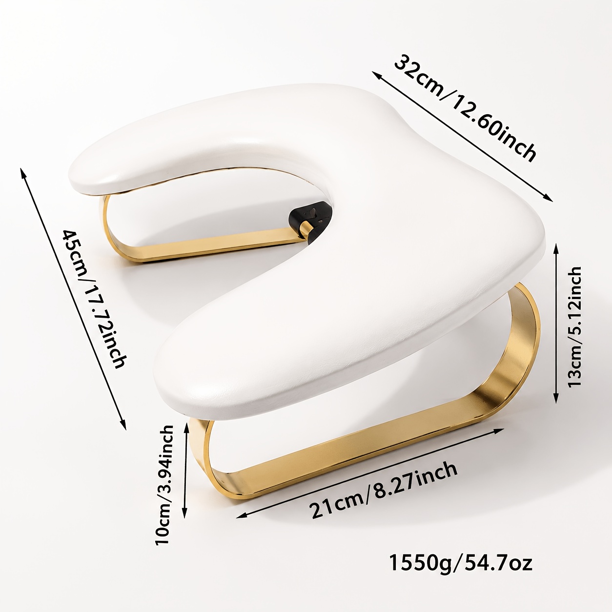 TEMU 1pc Nail Hand Pillow With Rotating Phone Holder, Suitable For Nail Arm Support, Designed For Nail Technicians, U-shaped Hand Support, Ideal For