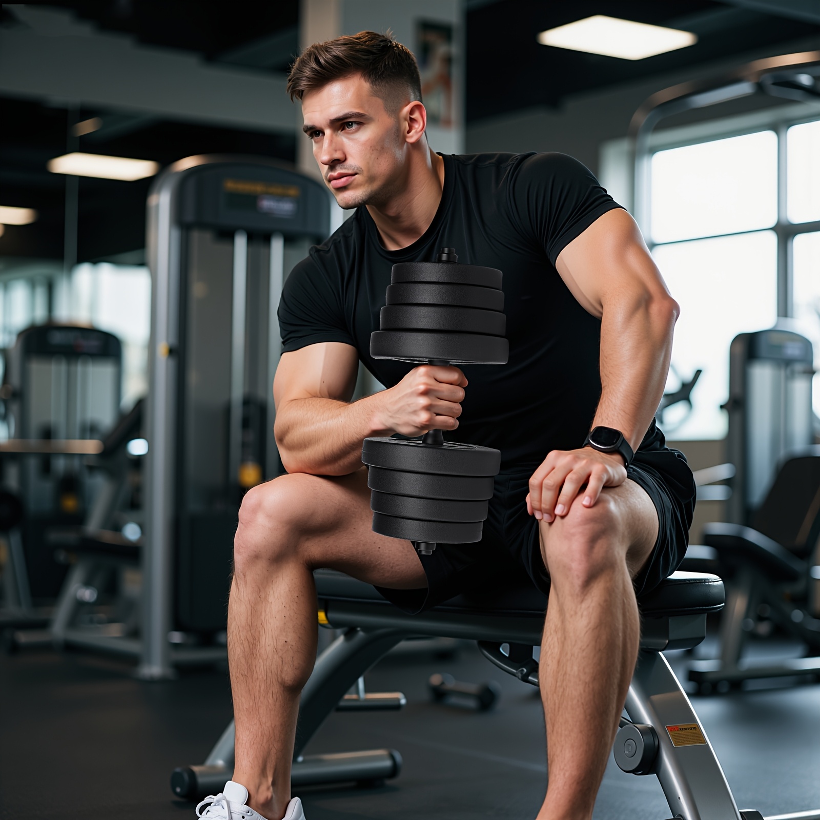 Verstelbare 2-in-1 halterset 30 kg