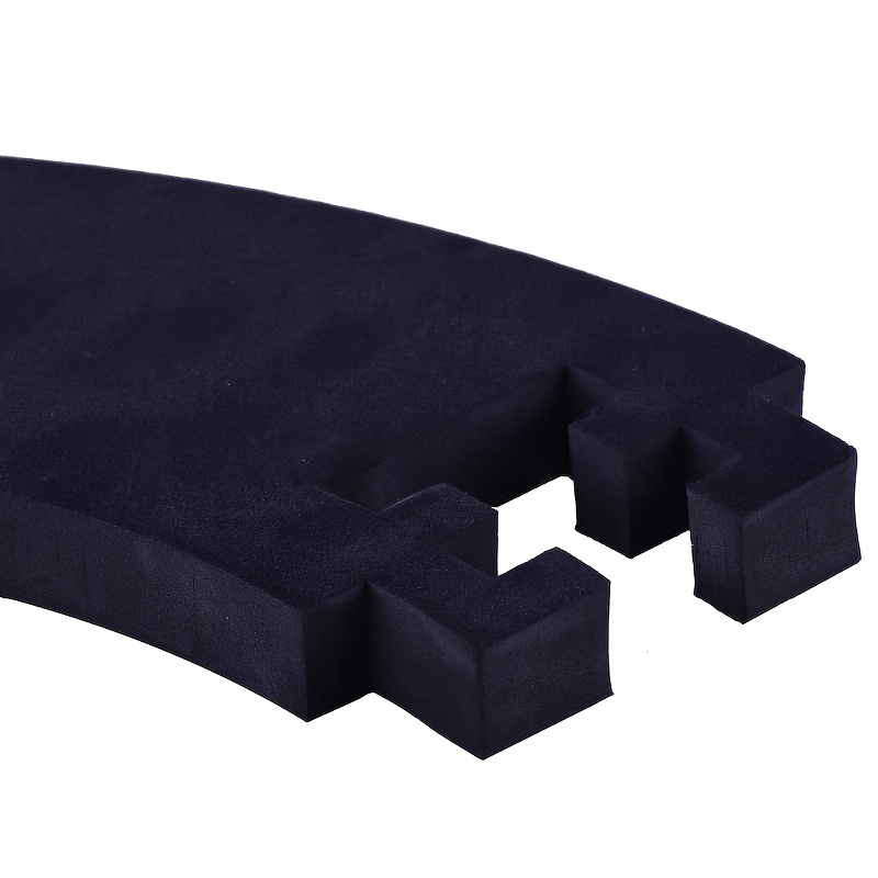 A Black Dartboard Holder Made of EVA Foam for Wall Decoration, Featuring a Protective Pad That Easily Snaps Onto a Standard Dartboard. It Includes a Easy-To-Install Protective Ring And Can Serve As a Wall Sticker, Making It a Great Gift for Parents