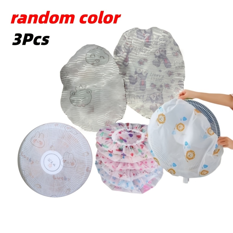 TEMU 3 pièces Housse anti-poussière pour ventilateur électrique sur pied, couverture universelle pour chauffage au sol et bureau, protection et