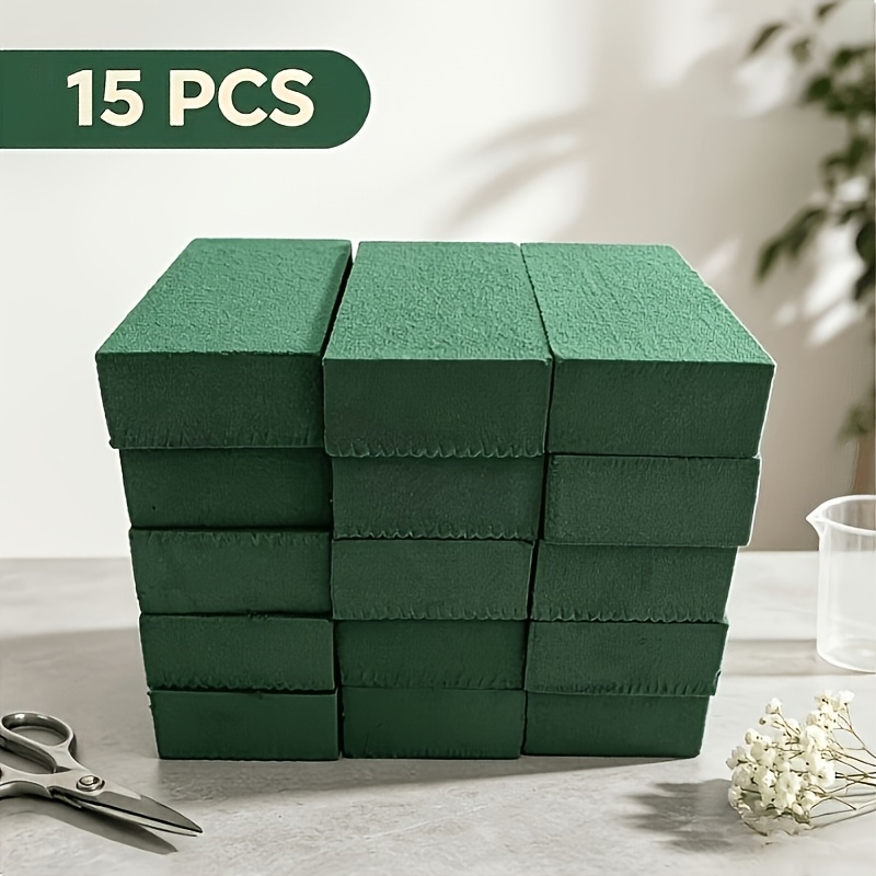 TEMU 15pcs Set Of Square , Made Of High-density, Compact Material That Absorbs Water Quickly And Locks In Moisture For Extended Periods, Prolonging