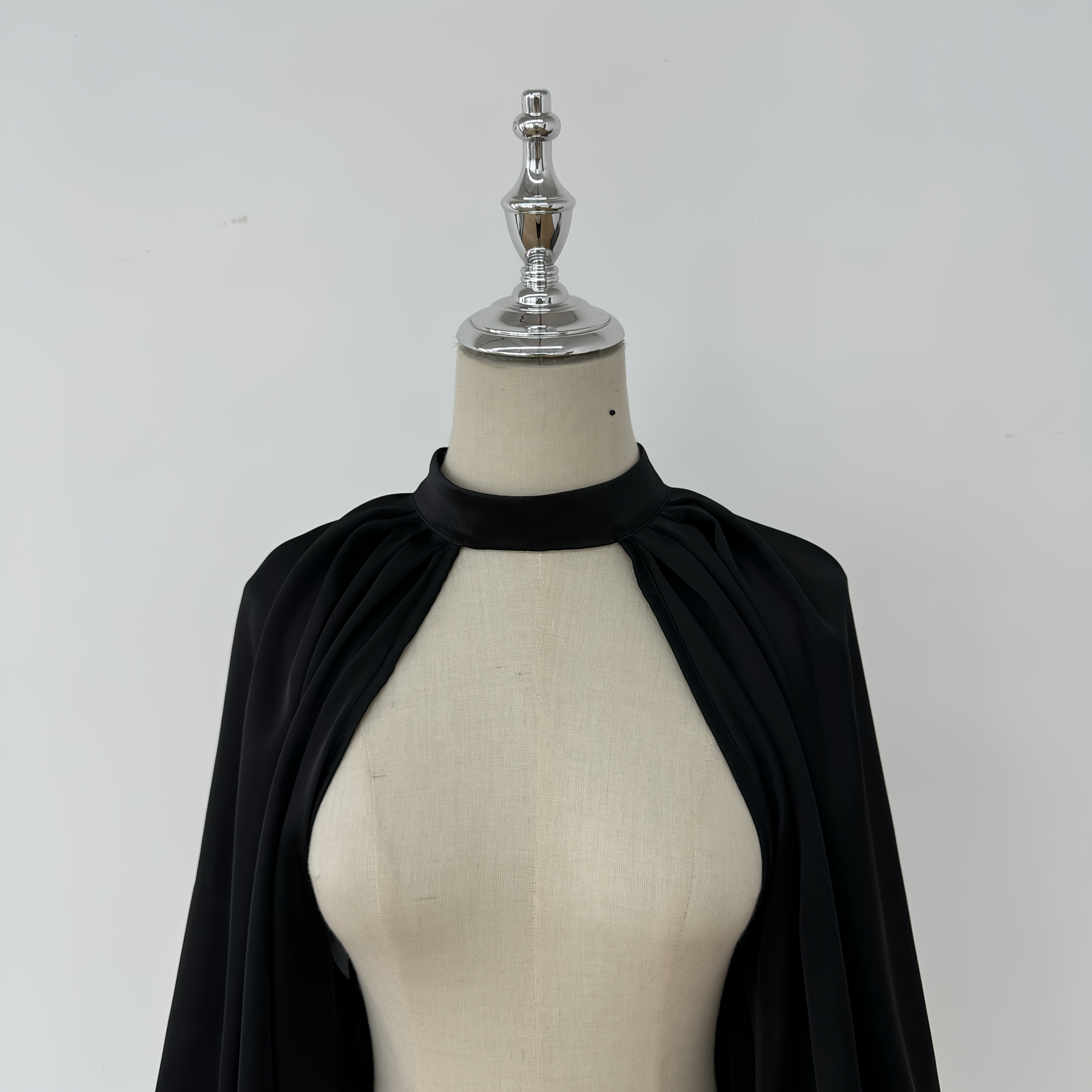 black chiffon removable sleeves elastic fit bridal - Temu Austria