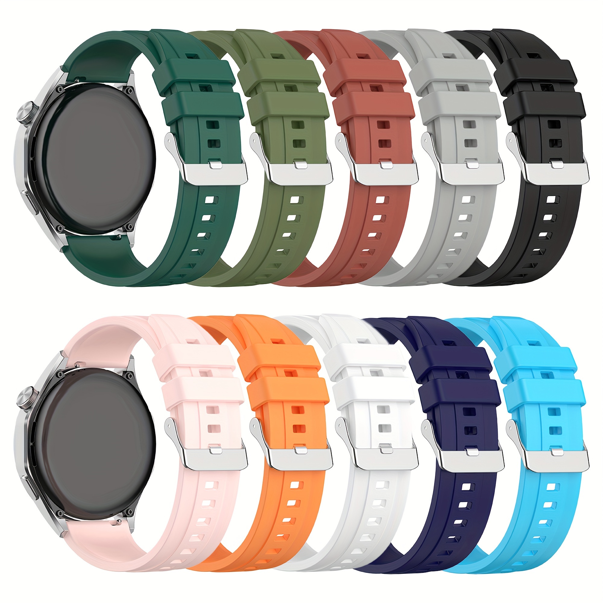 

Bands 20mm/22mm - Deployant , Non-textile Compatible Samsung 4/5, S2/6, Huawei Gt, - Bracelet For , .