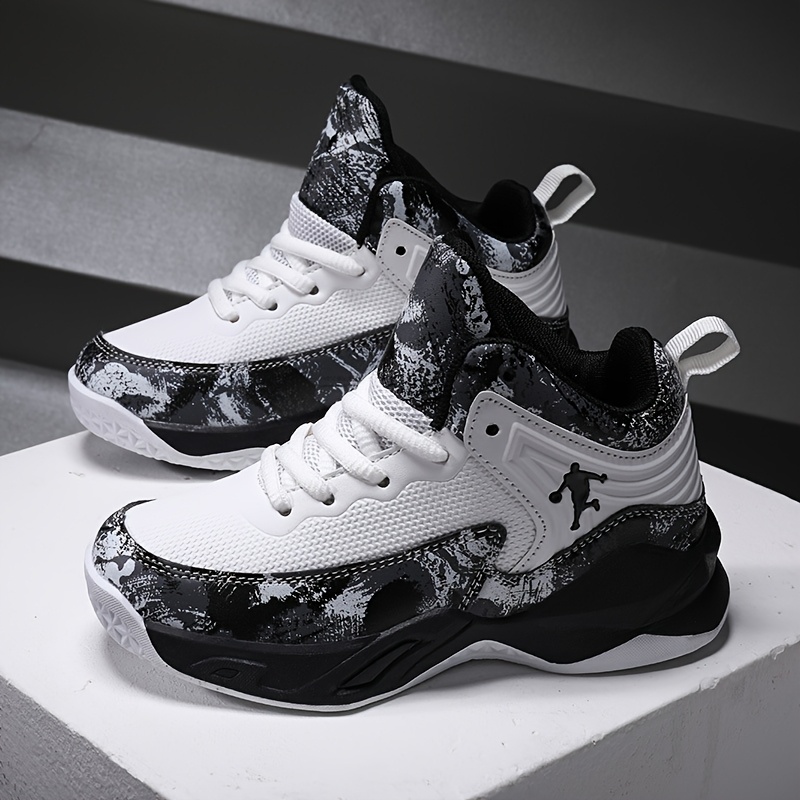 Image of Boys' Basketball Shoes 2025 New Style, Big Kids' Outdoor Hiking Shoes, Boys' Sports Shoes, Elementary School Students' Running Shoes, School Shoes