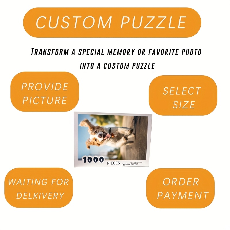 Custom Photo Jigsaw Puzzle 1000pcs, Perfect Holiday Gift